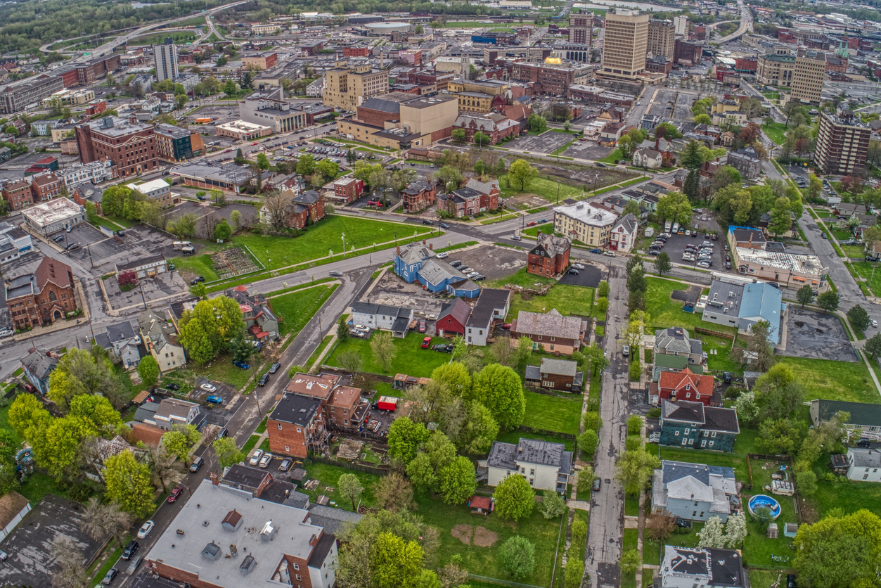 Panoramic Image of Utica, NY